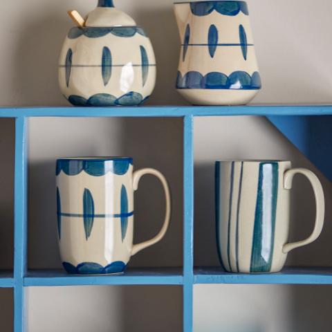 Allium Mug, Blue, Grès