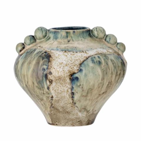 Cophia Vase, Blue, Stoneware