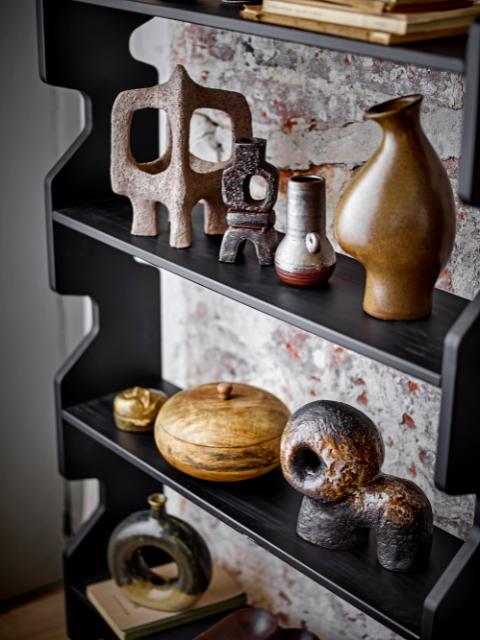 Casaya Vase, Brown, Stoneware