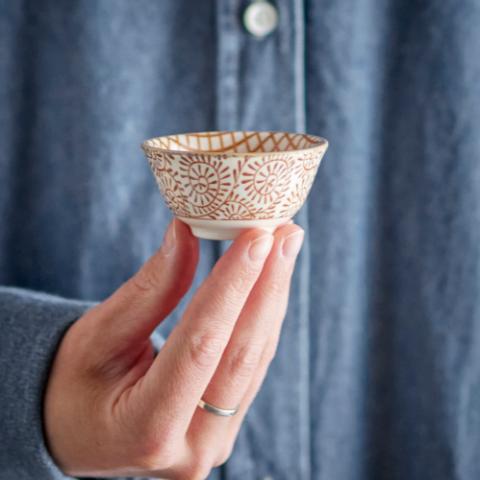 Maple Bol, Orange, Grès