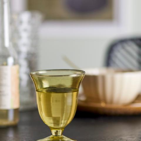 Florentine Verre à vin, Verte, Verre recyclé