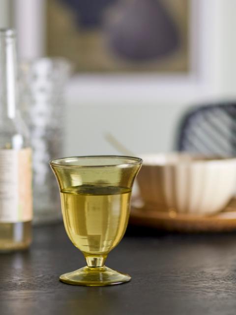 Florentine Weinglas, Grün, Recyceltes Glas