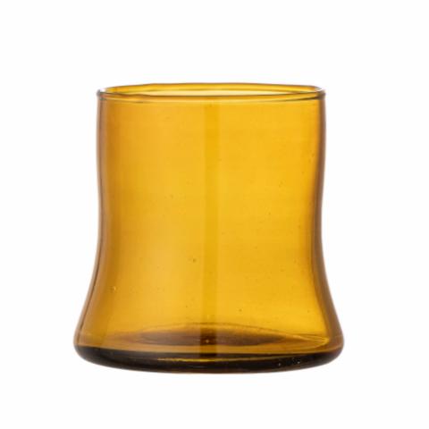 Florentine Trinkglas, Braun, Recyceltes Glas