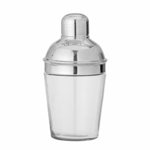 Cocktail Shaker, Silber, Recyceltes Glas
