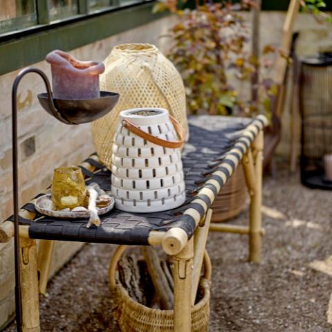 Henrike Votive, Brown, Glass