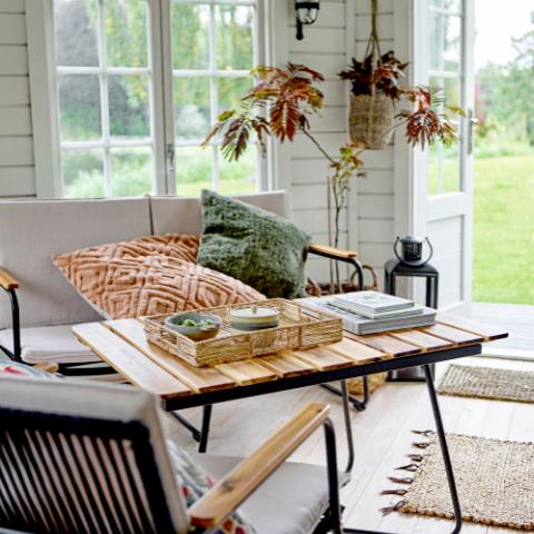 Jasmina Wall Votive, Black, Glass