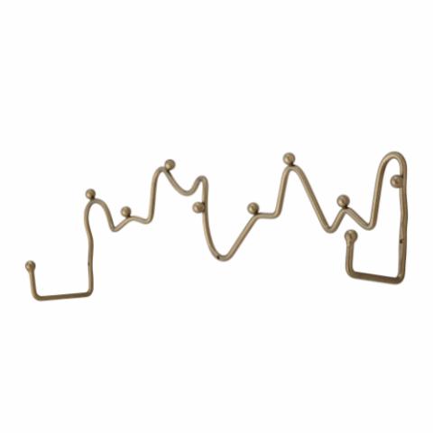 Blu Coat Rack, Brass, Metal