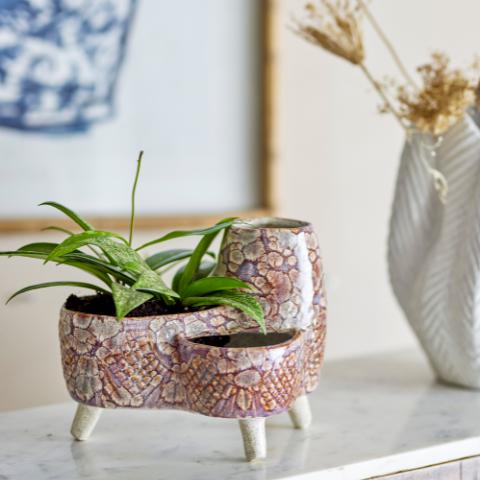 Shaya Pot de fleurs, Nature, Grès