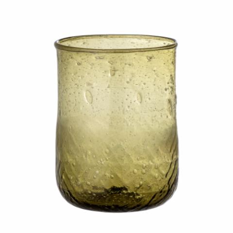 Talli Drinking Glass, Green, Recycled Glass