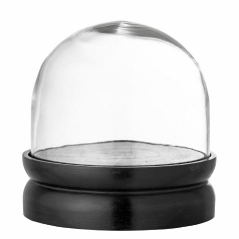 Tamica Deco Dome, Black, Glass