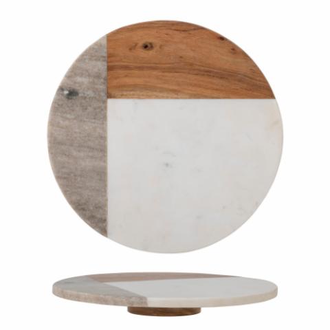 Olly Serving Tray, White, Marble