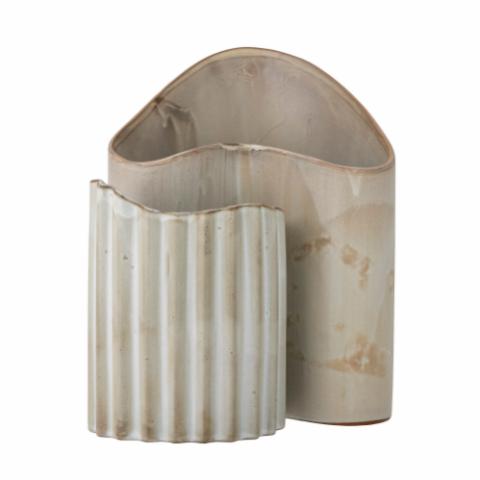 Henaj Vase, Brown, Stoneware