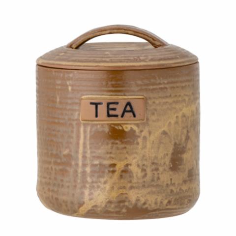 Aeris Jar w/Lid, Brown, Stoneware
