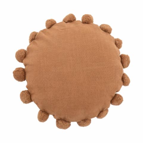 Isobell Cushion, Brown, Cotton