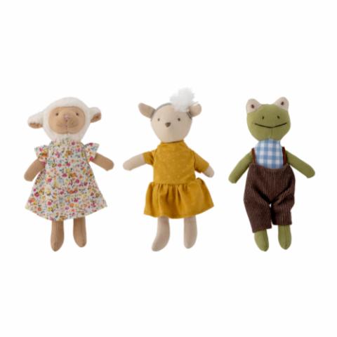 Animal friends Doll, Jaune, Coton