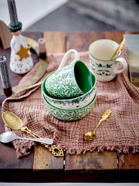 Grazia Mug, Green, Stoneware