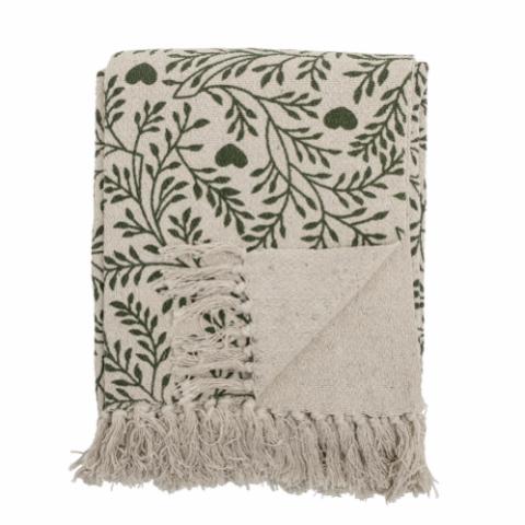 Maribelle Throw, Green, Recycled Cotton