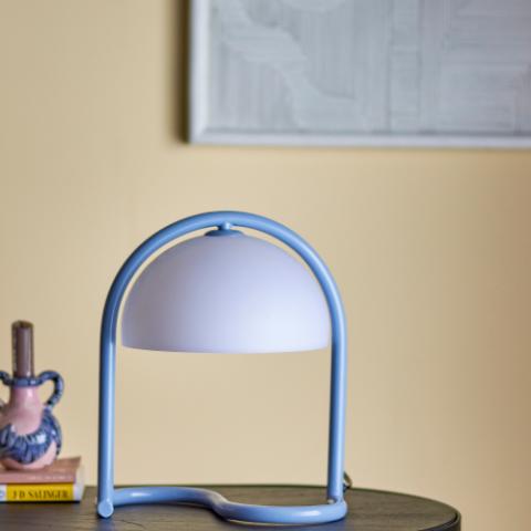 Favour Lampe de table, Bleu, Acrylique