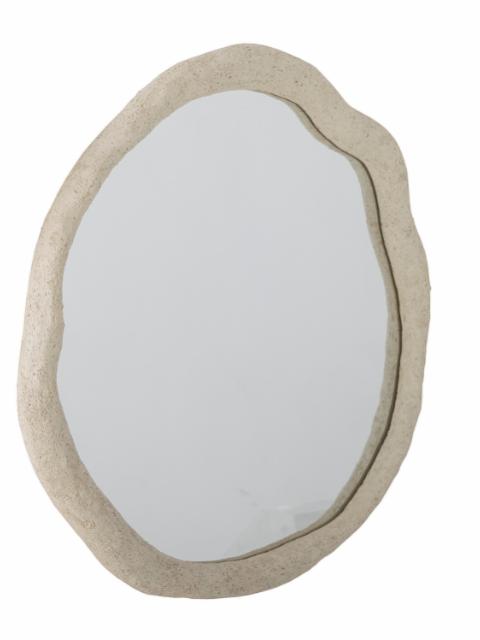 Cillia Wall Mirror, Nature, Polyresin