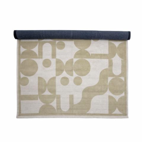 Beo Rug, Green, Cotton