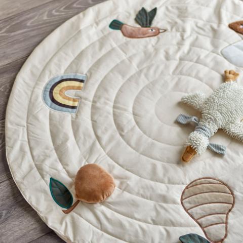 Agnes Contre-plaqué, Blanc, Coton