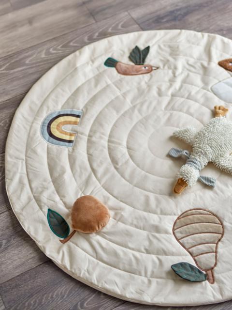 Agnes Play Mat, White, Cotton