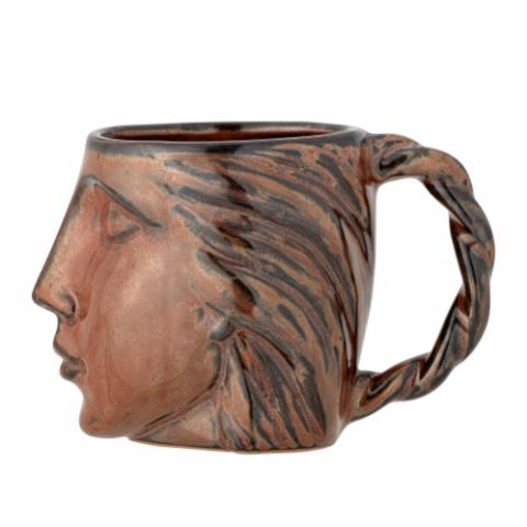 Reeha Mug, Brown, Stoneware