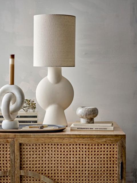 Sergio Table lamp, Nature, Stoneware