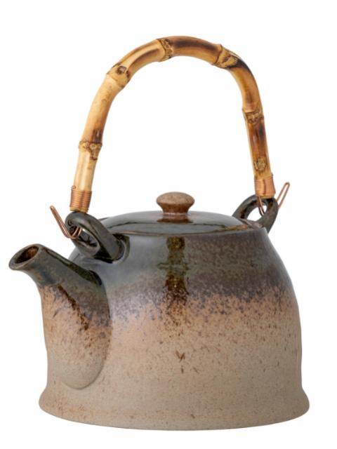 Aura Teapot w/Teastrainer, Green, Porcelain