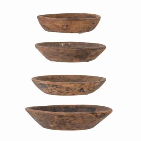 Gissel Bowl, Brown, Reclaimed Wood