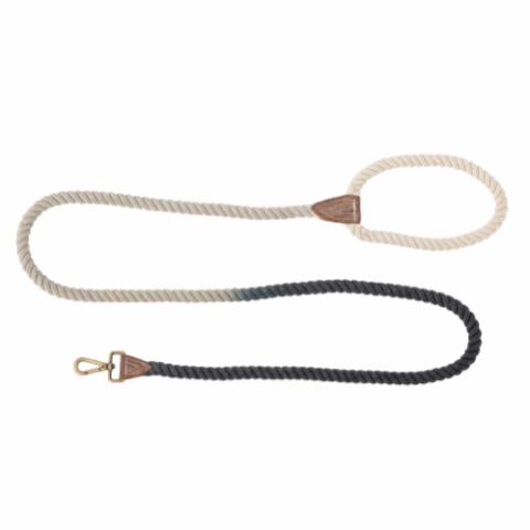 Ceylan Hundeleine, Schwarz, Baumwolle