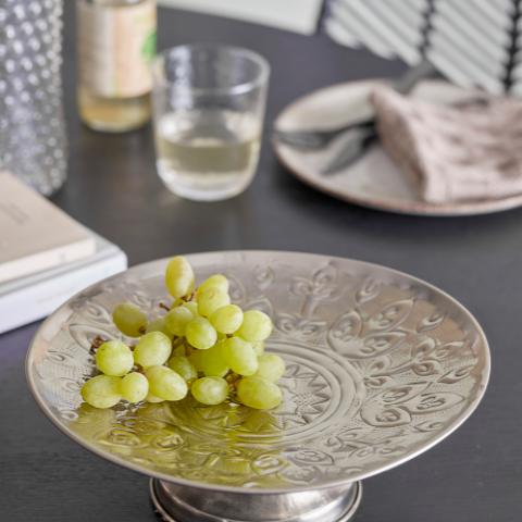 Litha Tray, Silver, Metal