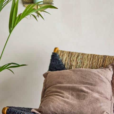 Maisa Coussin, Marron, Coton