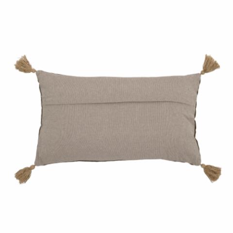 Nesma Cushion, Brown, Cotton