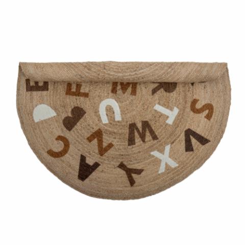 Dinne Rug, Brown, Jute