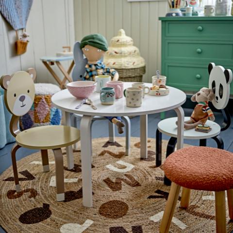 Dinne Tapis, Marron, Jute