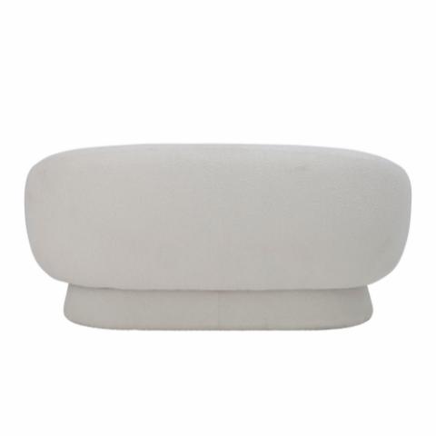 Ted Sofa, White, Polyester