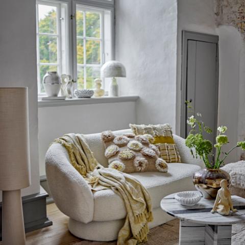 Ted Canapé, Blanc, Polyester