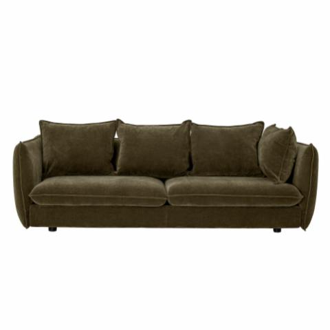 Austin Sofa, Green, Recycled Polyester