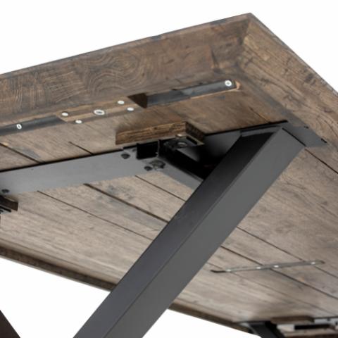 Maldon Table de salle à manger, Marron, Chêne