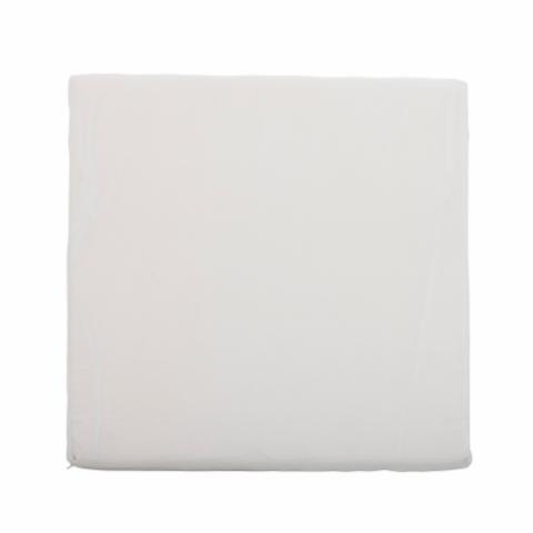 Korfu Cushion Cover, White, Polyester