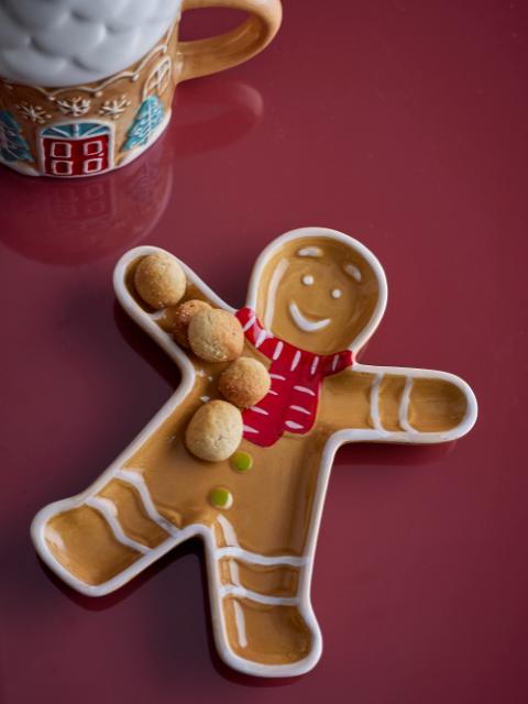 Ginnie Servierplatte, Braun, Keramik