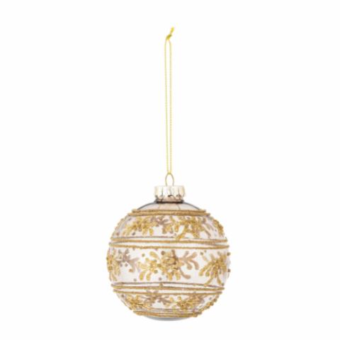 Ciana Ornament, Gold, Glas