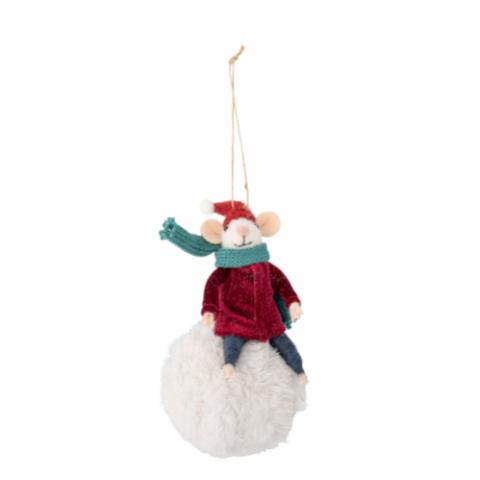 Peo Ornament, Red, Wool