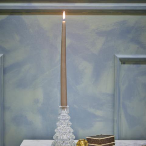 Saynab Lysestage, Klar, Glas