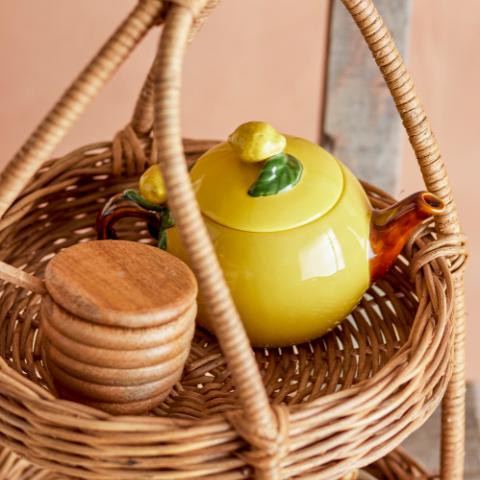 Limone Teapot, Yellow, Stoneware