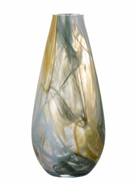 Lenoah Vase, Yellow, Glass