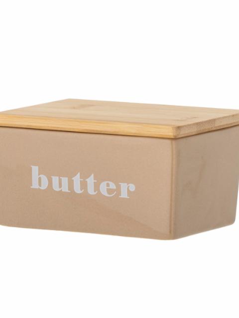 Hanyu Butter Box, Brown, Stoneware