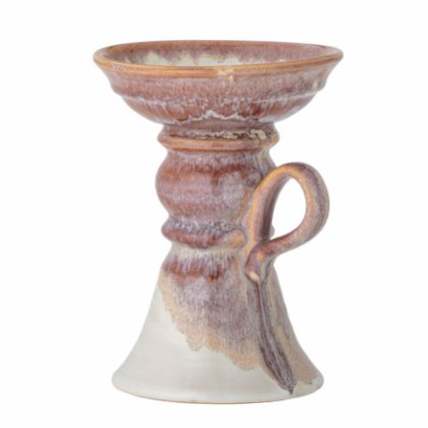 Soreyah Candle Holder, Rose, Stoneware