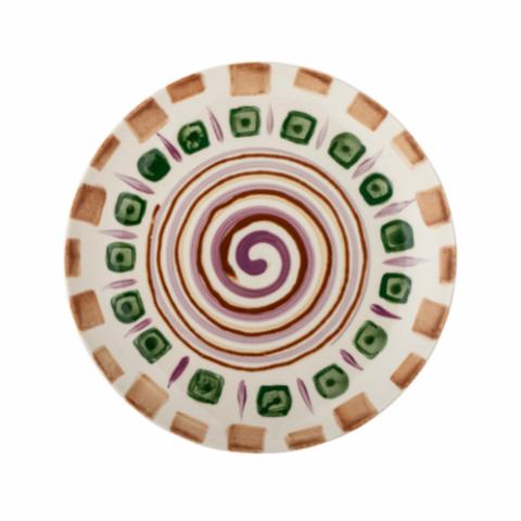 Shama Plate, Multi, Stoneware